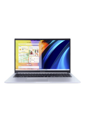 ASUS Ноутбук Vivobook 15 X1502VA-BQ141 15.6" FHD IPS, Intel i7-13700H, 16GB, F1TB, UMA, NoOS, Сріблястий