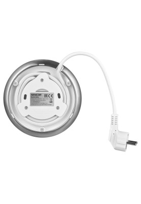 Sencor Електрочайник 1.7л, Strix, LED дисплей, підвійні стінки, сенс. керування, білий