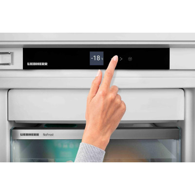 Liebherr Морозильна камера вбудована, 177x55.9х54.6, 209л, F, NF, диспл внутр., білий