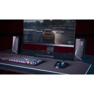 Trust Акустична система (Колонки) 2.0 GXT 609 Zoxa RGB Black
