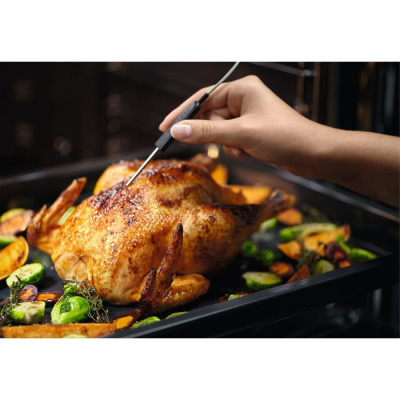 Electrolux Духовий шафа електричний, 70л, А++, пара, дисплей, конвекція, ф-ція пароварки, телескопічні напрямні, чорний