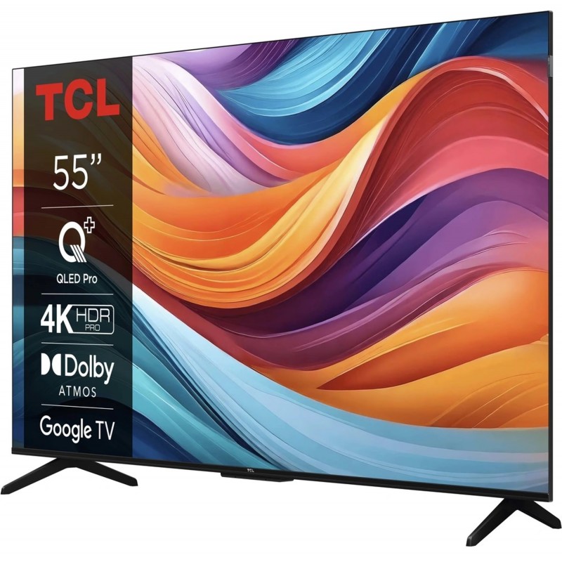 TCL Телевізор 55" QLED 4K 60Hz Smart Google TV Titan