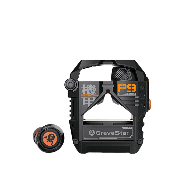 GravaStar Навушники TWS Sirius Plus, BT 5.3, чорний