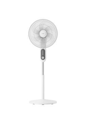Philips Вентилятор підлоговий Series 1001, 45см, 47Вт, пульт ДК, опора кругла, білий