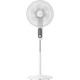 Philips Вентилятор підлоговий Series 1001, 45см, 47Вт, пульт ДК, опора кругла, білий