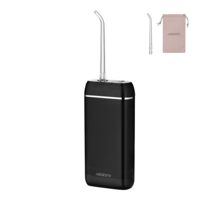 ARDESTO Іригатор портативний, чаша 140 мл, Li-ion акум. в компл., чорний