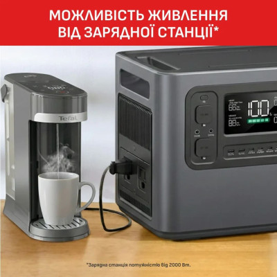 Tefal Електрочайник-диспенсер Tefal Instant Hot Water 2л, 5 темп.реж, миттєве нагрівання, сенc. управління, чорний Tefal Електрочайник-диспенсер Tefal Instant Hot Water 2л, 5 темп.реж, миттєве нагрівання, сенc. управління, чорний
