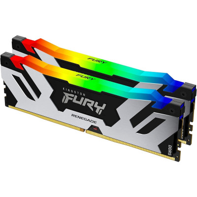 Kingston Пам'ять ПК DDR5 32GB KIT (16GBx2) 6000 FURY Renegade RGB