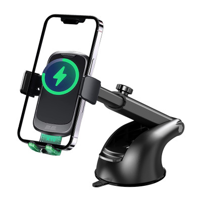 2E Автомобільний тримач смартфона автоматичний/бездротова зарядка