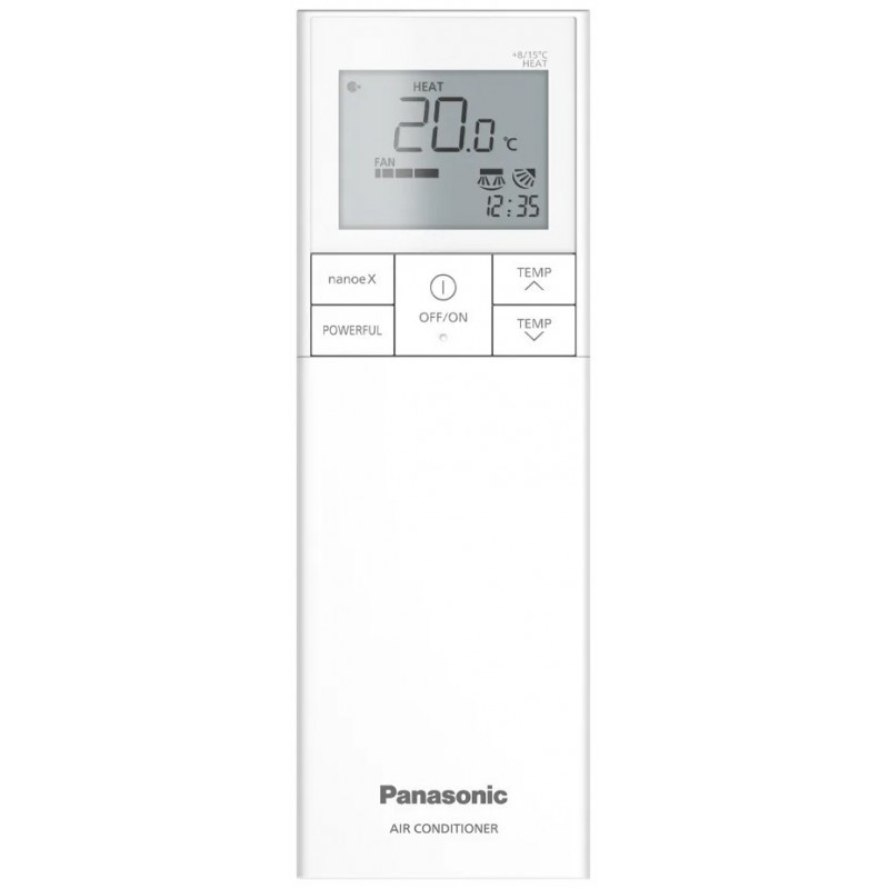 Panasonic Кондиціонер Nordic CS-HZ35XKE/CU-HZ35XKE, 35 м2, інвертор, A+++/A+++, до -25°С, Wi-Fi, R32, білий