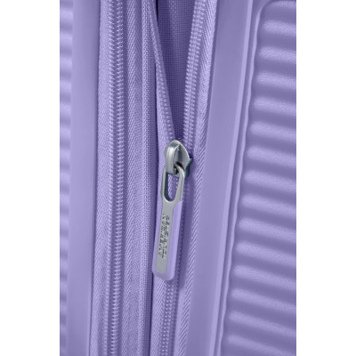 American Tourister Валіза American Tourister, Soundbox, поліпропілен, мала, 55см, 35.5/41л, TSA, 4 колеса, EXP, лавандовий American Tourister Валіза American Tourister, Soundbox, поліпропілен, мала, 55см, 35.5/41л, TSA, 4 колеса, EXP, лавандовий