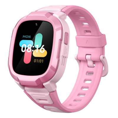 Mibro Дитячий годинник-телефон P6, 1.4", 240x280, GPS, 2MP, 900мА·год, 2АТM, рожевий
