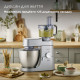 Kenwood Кухонная машина Chef XL, 1200Вт, чаша-метал, корпус-метал, насадок-3, срібний