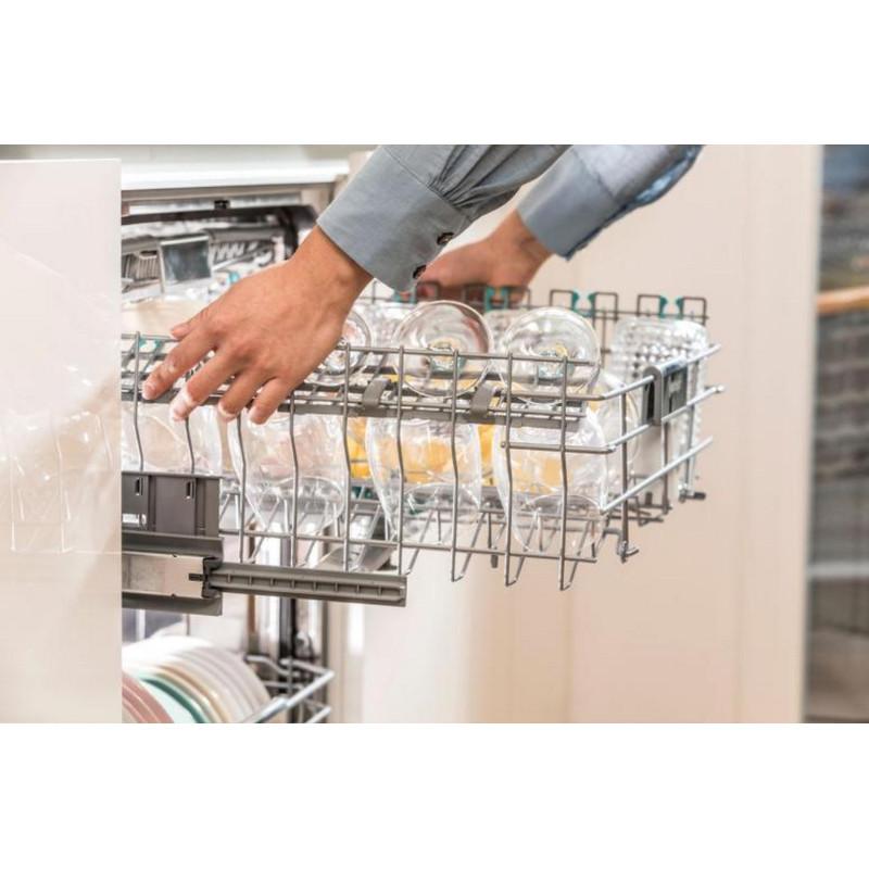 Gorenje Посудомийна машина, 16компл., A+++, 60см, дисплей, 3 кошика, AquaStop, сірий