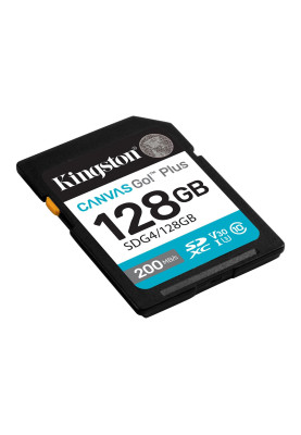 Kingston Карта пам'яті Kingston SD 128GB C10 UHS-I U3 V30 R200MB/s