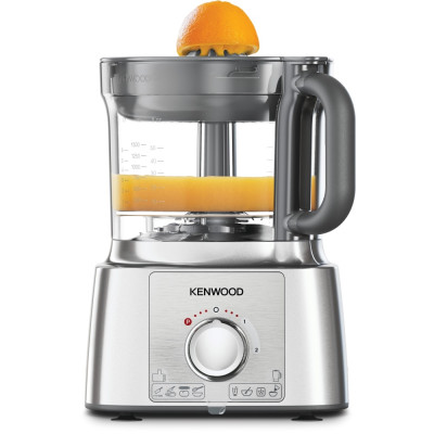 Kenwood Кухонні комбайни MultiPro Express, 1000Вт, чаша-пластик, корпус-пластик, насадок-5, срібний