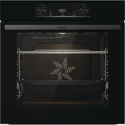 Gorenje Комплект (духовка електрична BO6735E05B + поверхня газова на склі GTW641EB), 743549, чорний