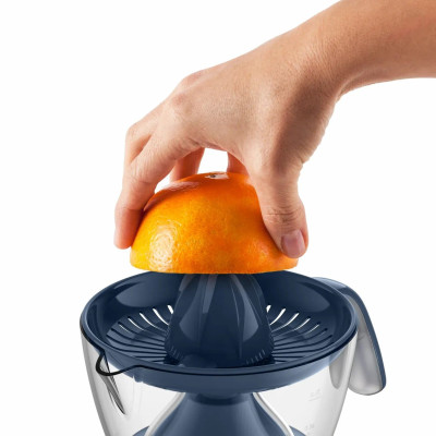Tefal Соковитискач Tefal Morning Blue цитрус-прес 25Вт, чаша-0.8л, пластик, синій Tefal Соковитискач Tefal Morning Blue цитрус-прес 25Вт, чаша-0.8л, пластик, синій