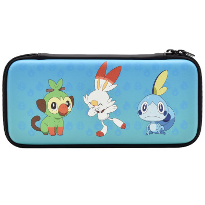 Hori Чохол Hard Pouch (Pokemon Sword/Shield) для Nintendo Switch, Blue/Red