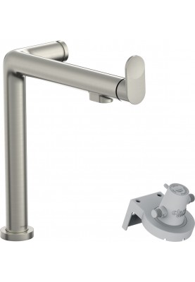 Hansgrohe Змішувач для кухні Hansgrohe  Aqittura M91, довж.виливу - 285мм, поворотний, 1важіль, FilterSystem 240, під сталь