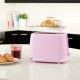 Russell Hobbs Тостер Eden 800Вт, пластик, підігрів, розморожування, малиновий