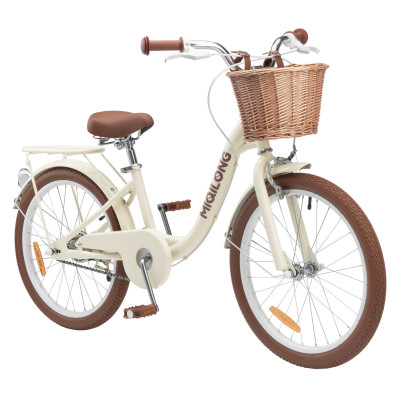 Miqilong Дитячий велосипед LS 20" бежевий