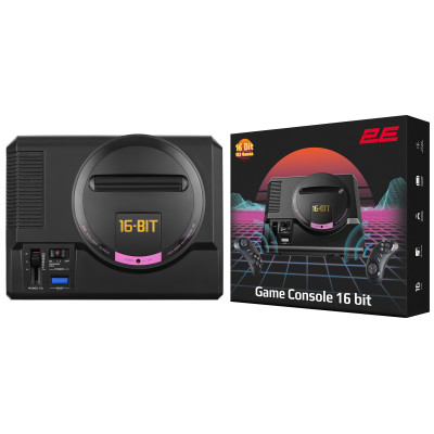 2E Ігрова консоль 16bit HDMI (2 бездротових геймпада, 183 ігор)