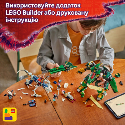 LEGO Конструктор  Ninjago Реактивний робот Ллойда