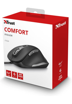 Trust Миша Fyda Comfortable ECO Black-GREY