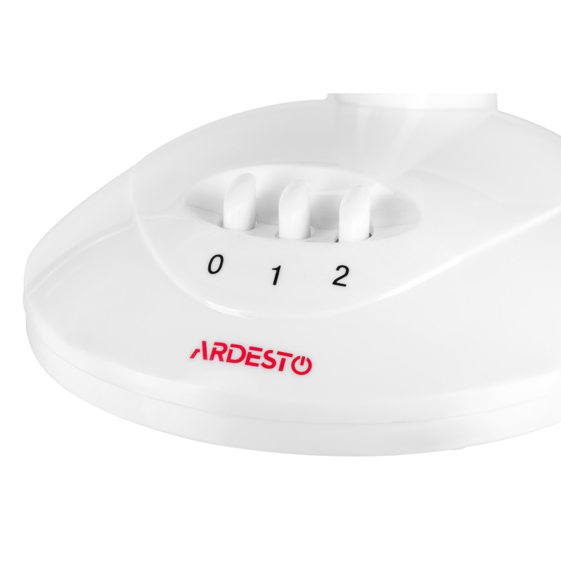 ARDESTO Вентилятор настільний FT-23A, 23 см, 2 швидкості, білий