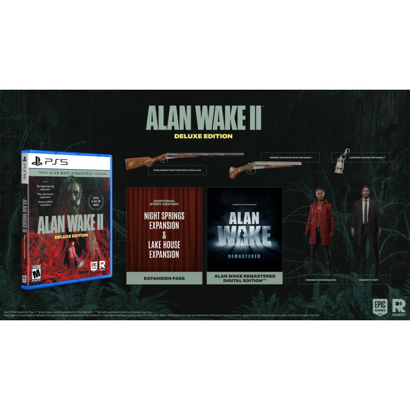 Games Software Alan Wake 2 Deluxe Edition [BD disk] (PS5)