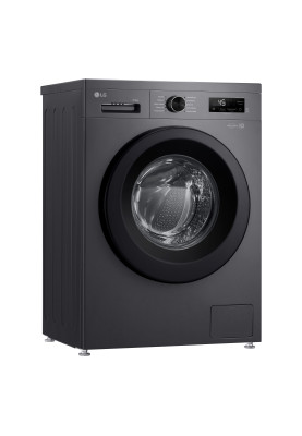 LG Пральна машина, фронтальна, 6.5 кг, A+++, антрацит