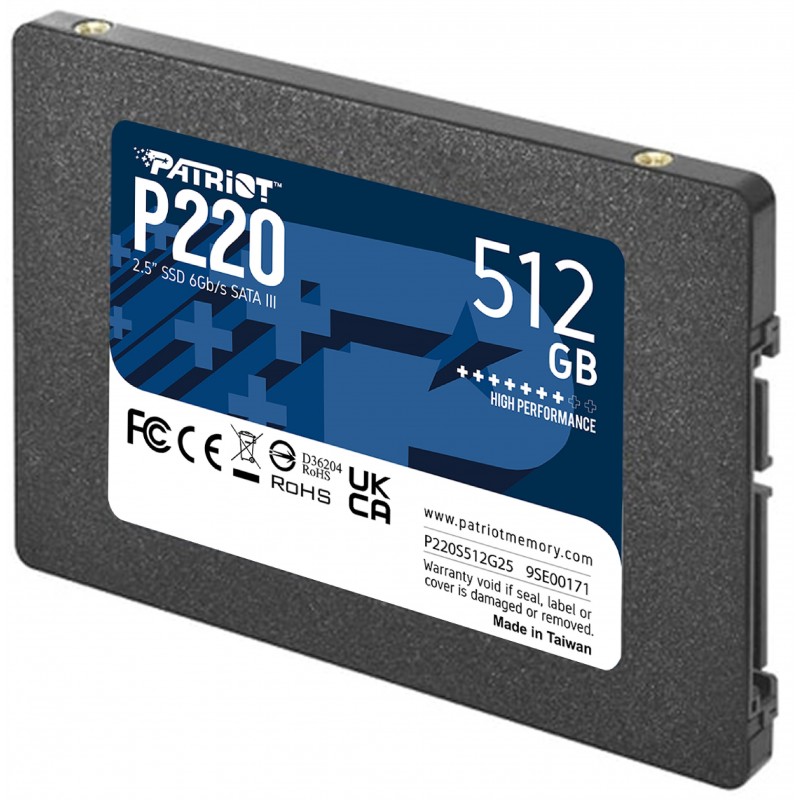 Patriot Накопичувач Patriot 2.5" 512GB SATA P220