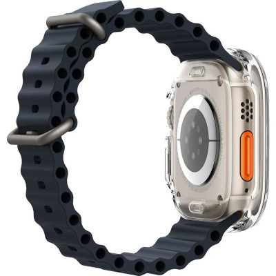 Spigen Чохол-накладка для Apple Watch Ultra (49mm) Ultra Hybrid, Crystal Clear