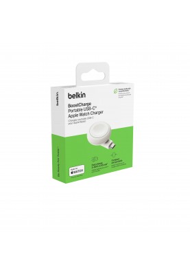 Belkin Зарядний пристрій бездротовий USB-C Apple Watch Charger, білий