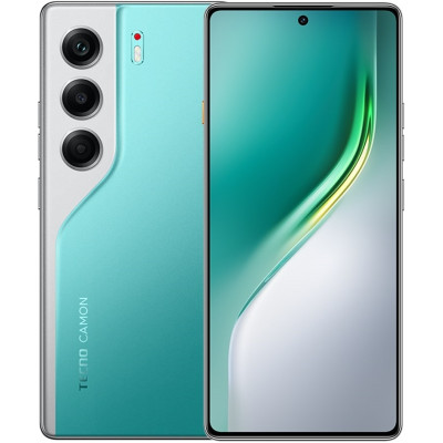 TECNO Смартфон Camon 40 (CM5) 6.78" 8/256ГБ, 2SIM, 5200мА • рік, Emerald Lake Green