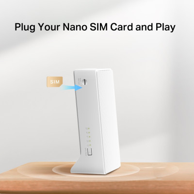 Mercusys Маршрутизатор MB110-4G N300, 4G/LTE, 1xFE LAN, 1xFE WAN
