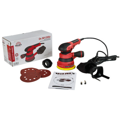Vitals Шліфмашина ексцентрикова Master Os 30125Sv 300Вт 125мм 4000-12000об/хв 2кг Vitals Шліфмашина ексцентрикова Master Os 30125Sv 300Вт 125мм 4000-12000об/хв 2кг