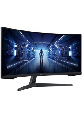 Samsung Монітор 34" Odyssey G5 C34G55TWW D-Sub, 2xHDMI, DP, VA, 3440x1440, 21:9, 165Hz, 1ms