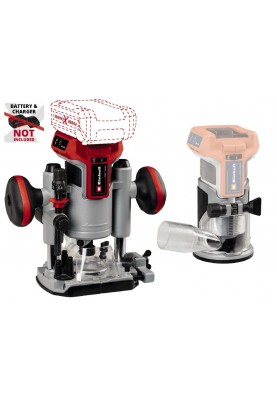 Einhell Фрезер Einhell TP-RO 18 Set Li BL - Solo акум., PXC, 18В, 6/8 мм, 10000-30000 об/хв