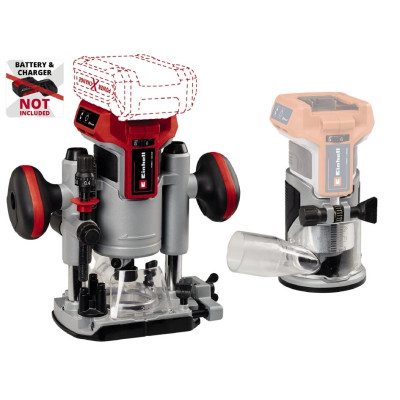 Einhell Фрезер Einhell TP-RO 18 Set Li BL - Solo акум., PXC, 18В, 6/8 мм, 10000-30000 об/хв
