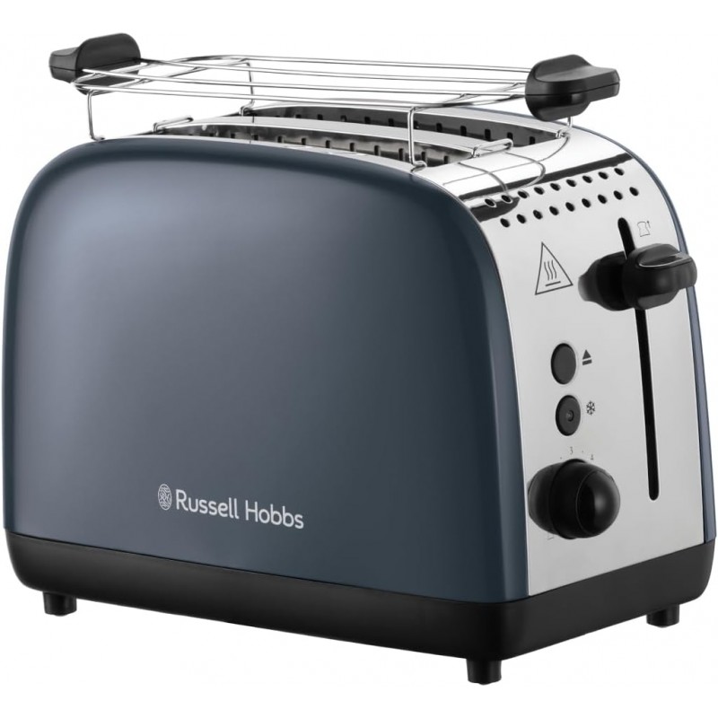 Russell Hobbs Тостер Colours Plus, 1600Вт, нержав., підігрів,разморозка, сірий