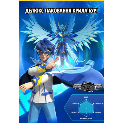 Infinity Nado Дзіґа VI Deluxe Pack Крила Бурі (Gale Wings) Infinity Nado Дзіґа VI Deluxe Pack Крила Бурі (Gale Wings)