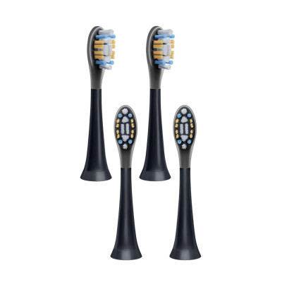 Beurer Насадки для зубних щіток Beurer SC 30/50 Premium Plaque Eraser, проти нальоту, 4 шт в комплекті, чорні