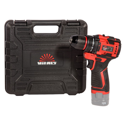 Vitals Шурупокрут-дриля акумуляторна Master AU 1232c BL 12В 32Нм 400·1400об/хв 1.1кг без АКБ та ЗП Vitals Шурупокрут-дриля акумуляторна Master AU 1232c BL 12В 32Нм 400·1400об/хв 1.1кг без АКБ та ЗП