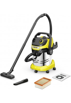 Karcher Пилосос господарський D 5 S V-25/5/22, 1100 Вт, 25 л, 5 м, 8.57 кг