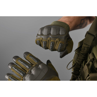 2E Tactical Рукавиці тактичні, Sensor Touch XL, хакі 2E Tactical Рукавиці тактичні, Sensor Touch XL, хакі