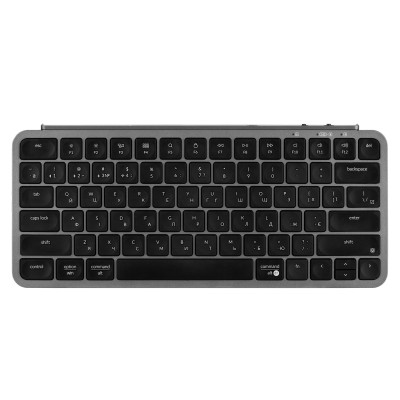 Keychron Клавіатура мембрана B1 Pro, USB/WL/BT, space gray