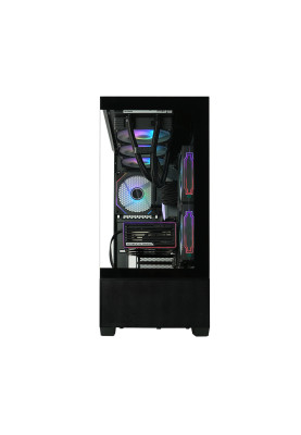 Zalman Корпус Chronix без БР, 1xUSB3.0, 1xUSB2.0, 1x Type C, 2x120мм ARGB Reverse, 1x120мм ARGB, VGA 410мм, LCS ready, TG Side/Front Panel, ATX, чорний