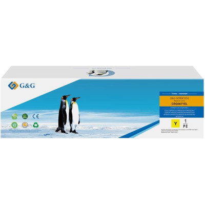 G&G Картридж G&G для Canon 067 MF651Cw/MF655Cdw/MF657Cdw/LBP631Cw/LBP633Cdw Yellow (1250 стор)